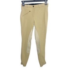 Tuff Rider tan low rise full seat breaches size 24 EUC equestrian riding pants